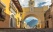 Bâtisse coloniale, orloge, Antigua, Guatemala