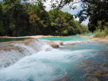 Rivière dans le Chiapas
