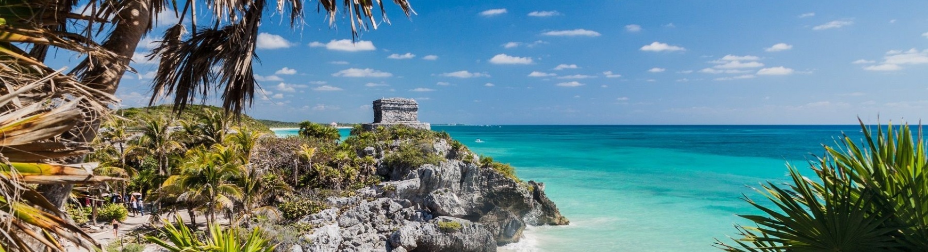 Mexique, Tulum, plages paradisiaques des Caraïbes, cité maya